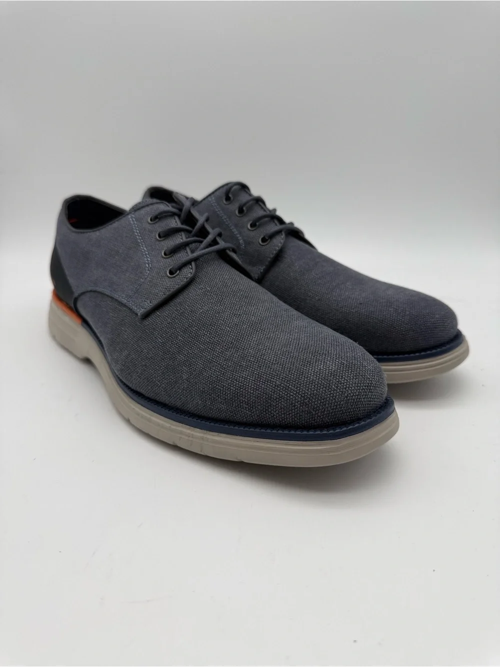 BRAND NEW Mens Navy GBX Hammon Fabric Oxford Shoes Men’s Size US 9.5